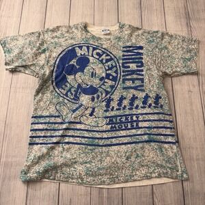 Rare Vintage Disney Mickey Mouse Men's XL (OSFA) All Over Print (AOP) T-Shirt